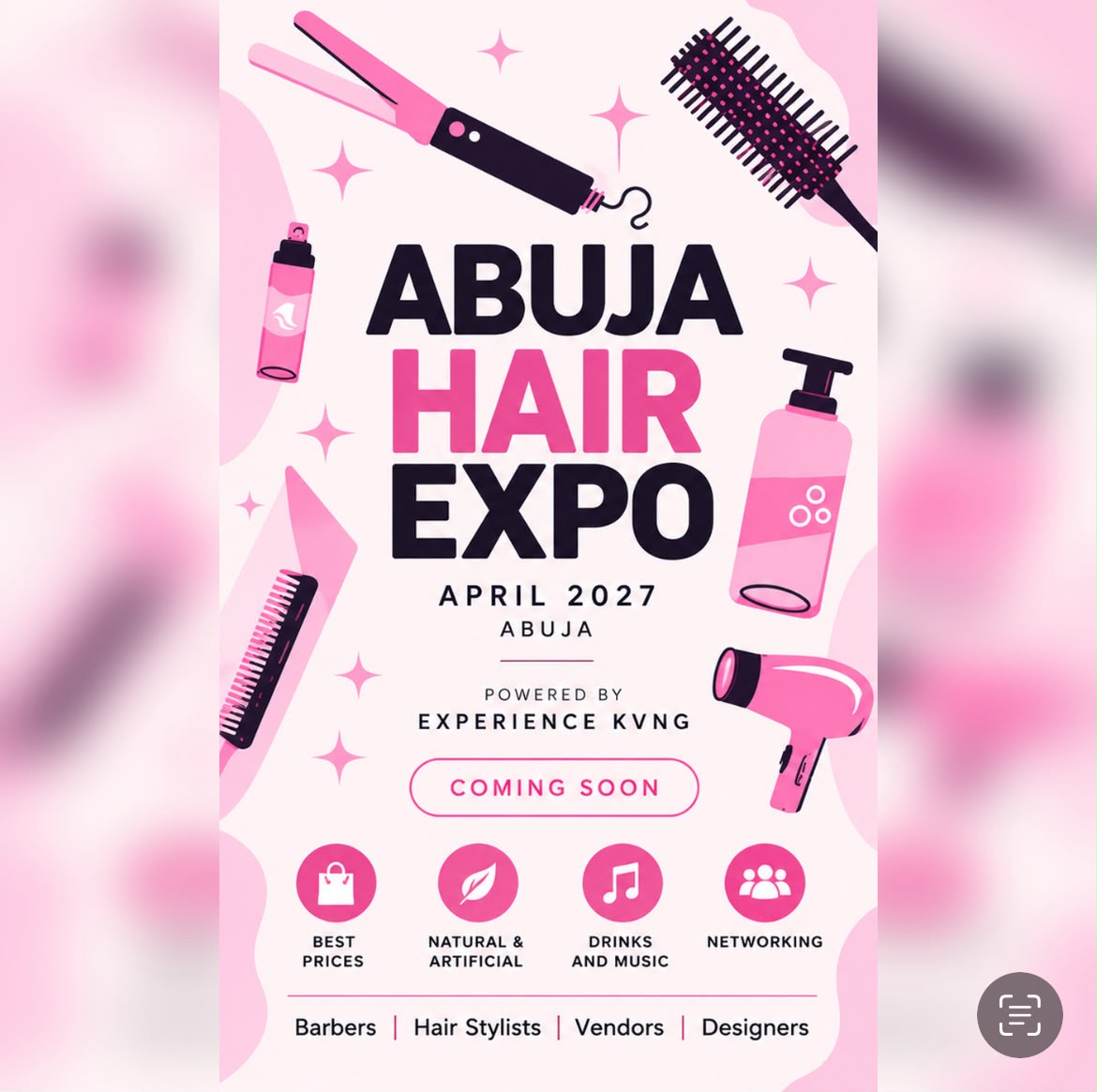 Abuja Hair Expo poster